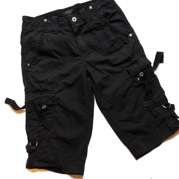 Guess Pants - {Guess} black utility capris